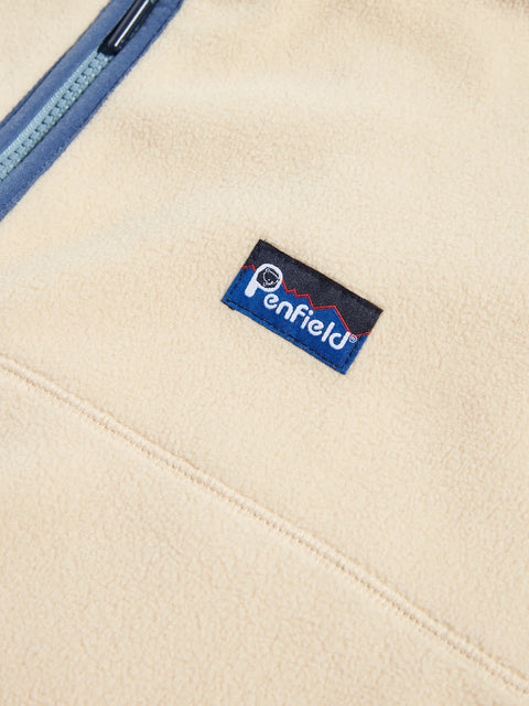 Penfield PFD0656-P28 Graylock Fleece Vest Brown Rice