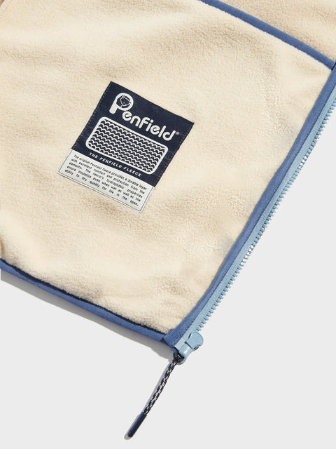 Penfield PFD0656-P28 Graylock Fleece Vest Brown Rice