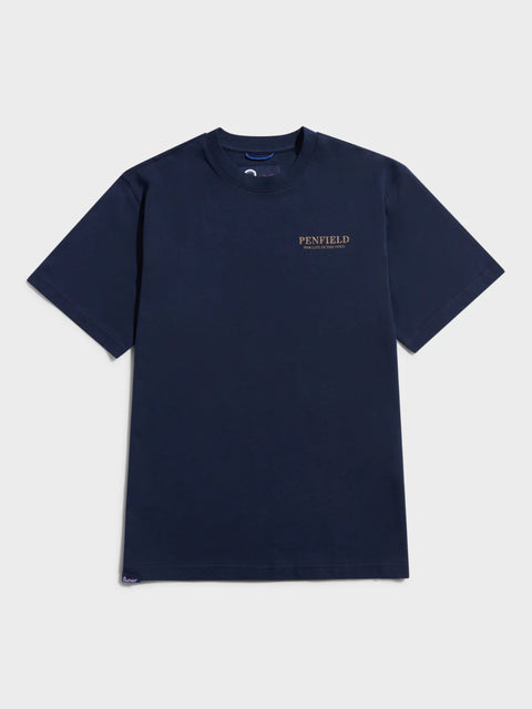 Penfield PFD0682-203 Wilde Bear S/S T-Shirt Navy Blazer