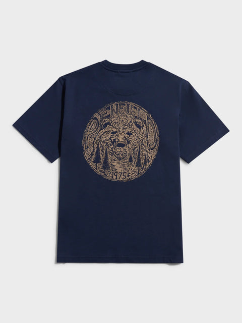 Penfield PFD0682-203 Wilde Bear S/S T-Shirt Navy Blazer
