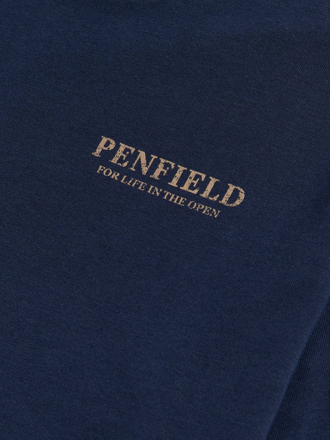 Penfield PFD0682-203 Wilde Bear S/S T-Shirt Navy Blazer