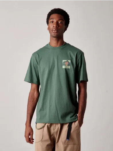 Penfield PFD0684-N90 Forefounder Mountain Back S/S T-Shirt Cilantro