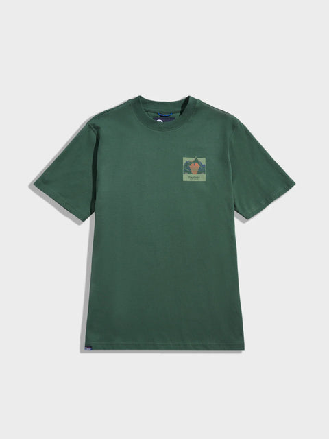 Penfield PFD0684-N90 Forefounder Mountain Back S/S T-Shirt Cilantro