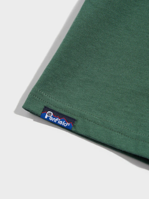 Penfield PFD0684-N90 Forefounder Mountain Back S/S T-Shirt Cilantro