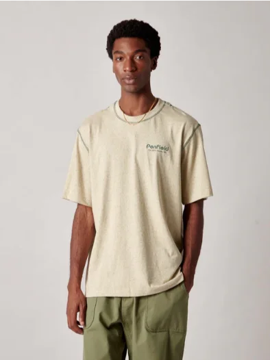 Penfield PFD0685-P28 Penfield Trailwear S/S T-Shirt Brown Rice