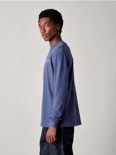 Penfield PFD0686-276 Winter Mountain L/S T-Shirt Blue Indigo