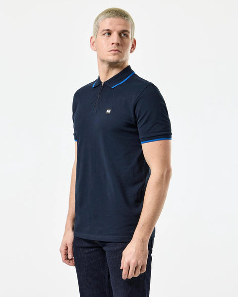 Weekend Offender Monti Polo In Navy/Bluebell