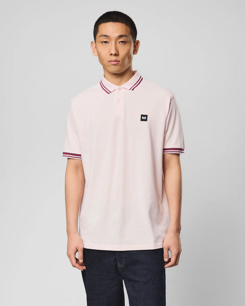 Weekend Offender Levanto Polo In Soft Pink/Kirsch