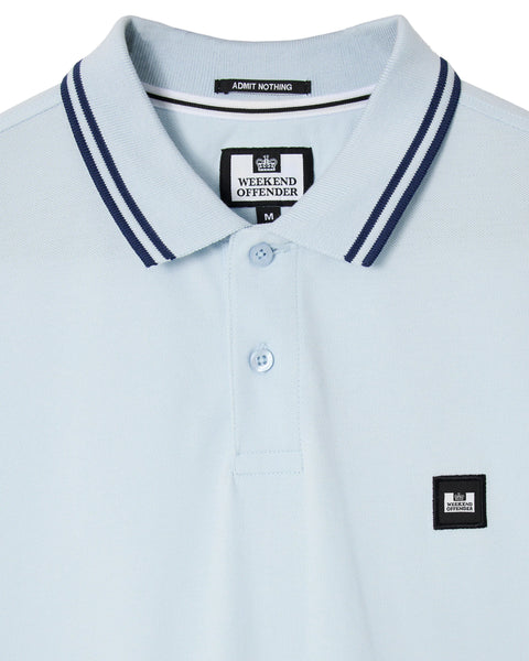Weekend Offender Levanto Polo In Sky/Dark Sapphire