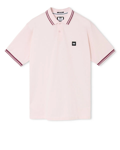 Weekend Offender Levanto Polo In Soft Pink/Kirsch