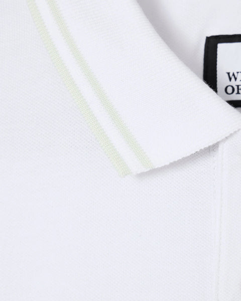 Weekend Offender Levanto Polo In White/Amazonite