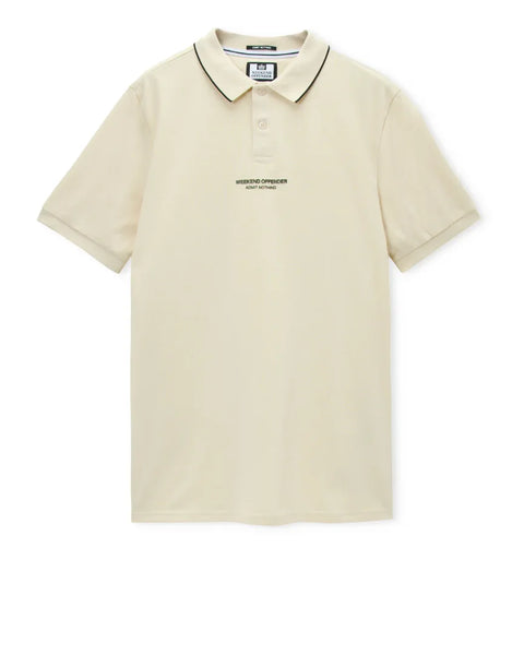 Weekend Offender Hurley T Shirt In Calcium/Black Forest