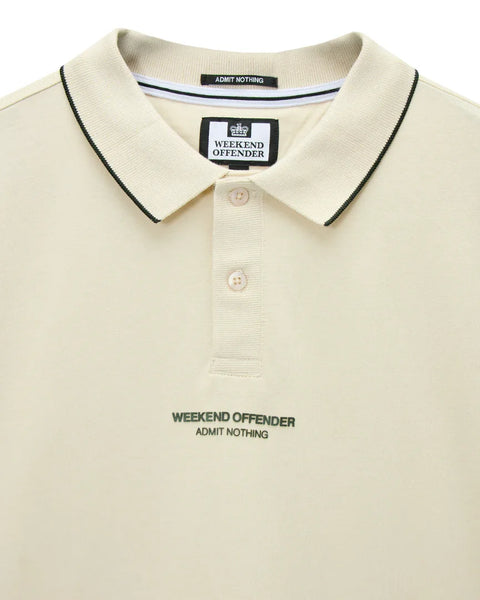 Weekend Offender Hurley T Shirt In Calcium/Black Forest