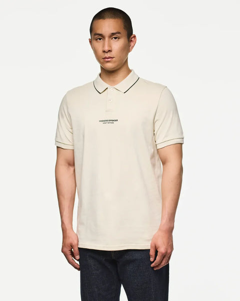 Weekend Offender Hurley T Shirt In Calcium/Black Forest