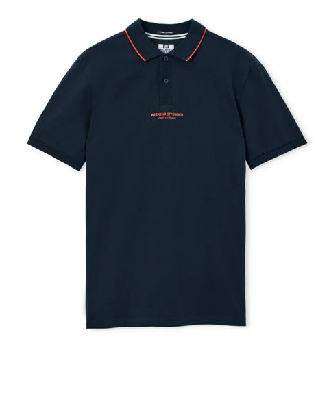 Weekend Offender Hurley T Shirt In Navy/Sunset