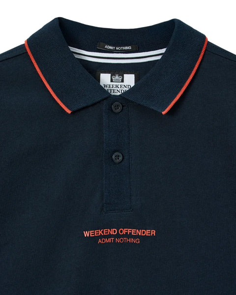 Weekend Offender Hurley T Shirt In Navy/Sunset