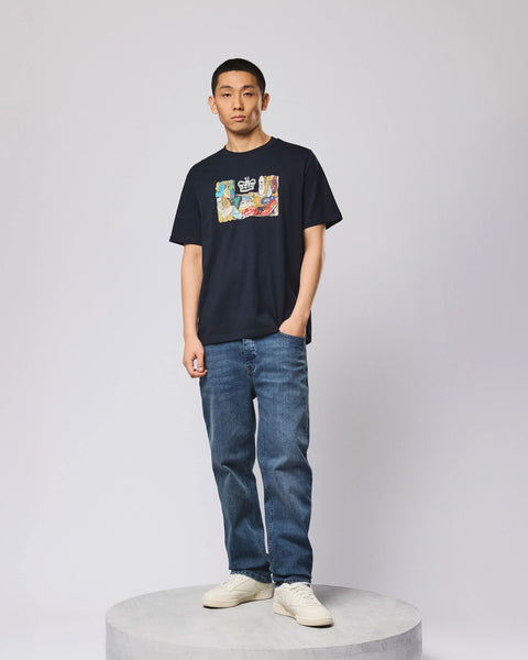 Weekend Offender Darblay T Shirt In Navy