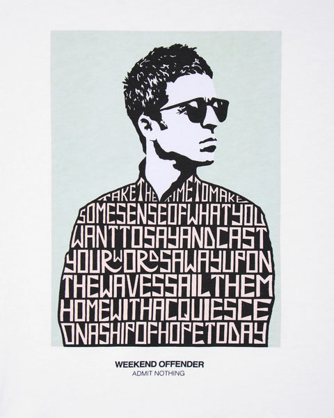 Weekend Offender Camden T Shirt In White