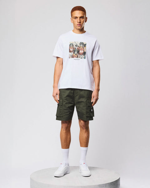 Weekend Offender Roma T Shirt In White