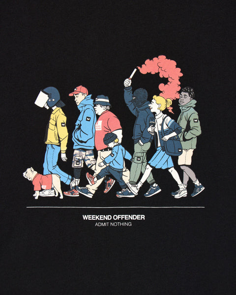 Weekend Offender Everyone T Shirt In Black