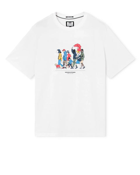 Weekend Offender Everyone T Shirt In White