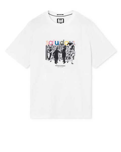 Weekend Offender Saturdays Kids T Shirt In White