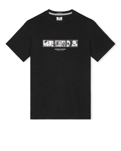 Weekend Offender Reflection T Shirt In Black