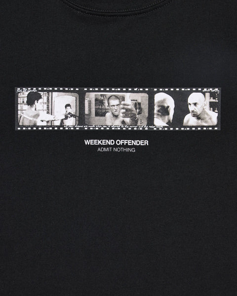 Weekend Offender Reflection T Shirt In Black