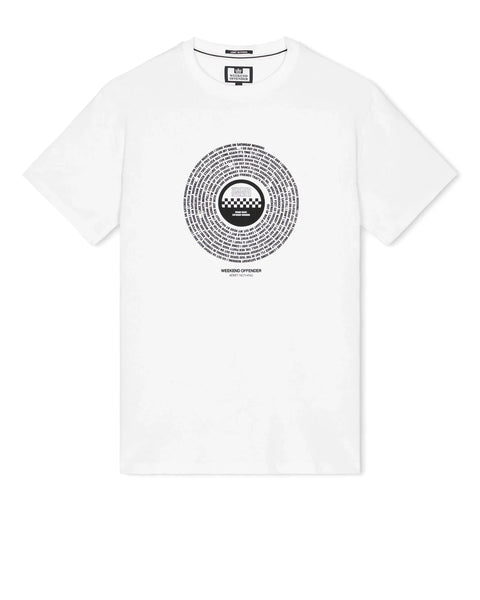 Weekend Offender Friday Night/Saturday Morning T Shirt In White