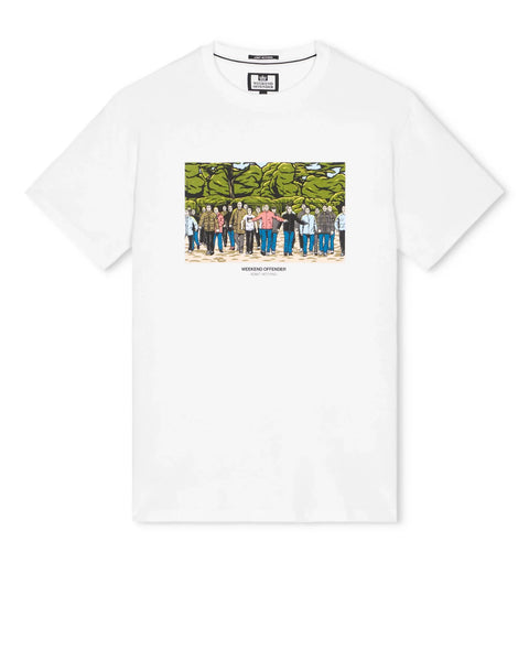 Weekend Offender GSE T Shirt In White