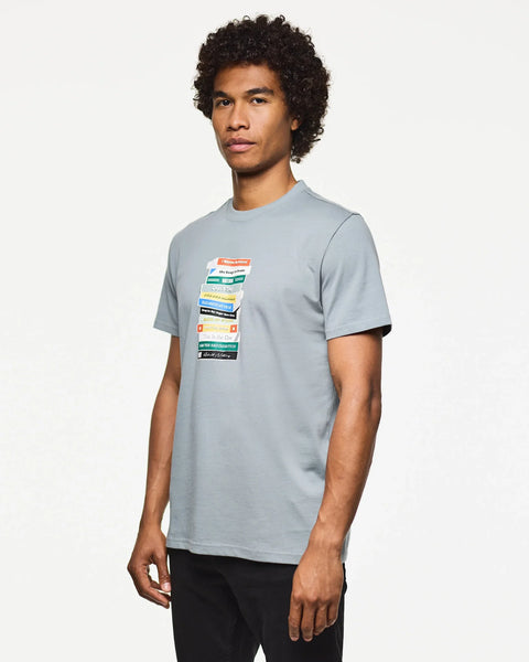 Weekend Offender Limone T Shirt In Porpoise