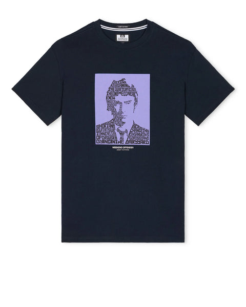 Weekend Offender Dreamin T Shirt In Navy