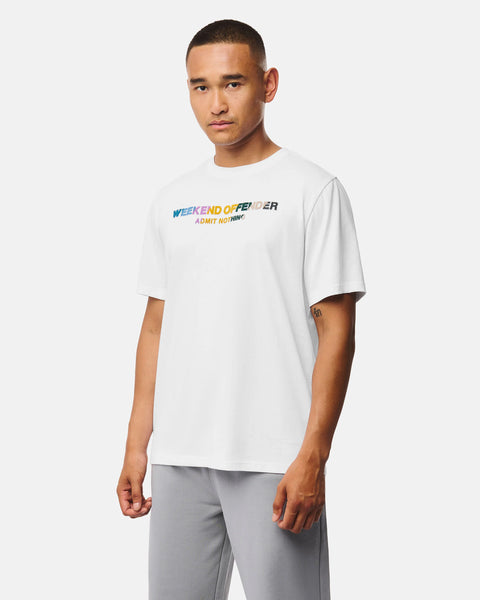Weekend Offender Hebdofin Graphic Tee In White