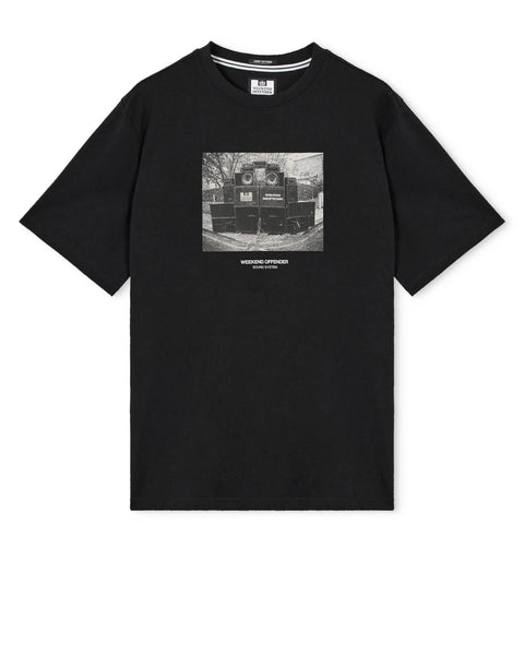 Weekend Offender Inimicus Graphic Tee In Black