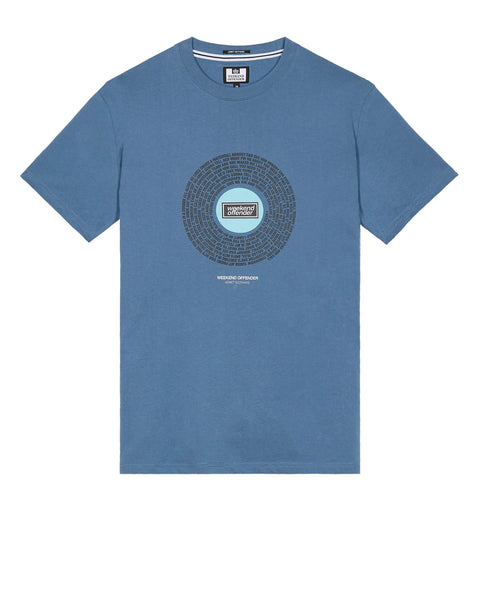 Weekend Offender Supersonic Graphic Tee In Baltic Blue