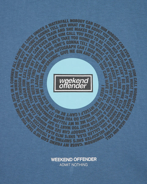 Weekend Offender Supersonic Graphic Tee In Baltic Blue