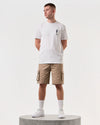 Weekend Offender Pyro Embroidered T Shirt In White