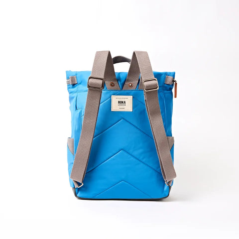 Roka London Canfield Medium Backpack In Malibu Blue