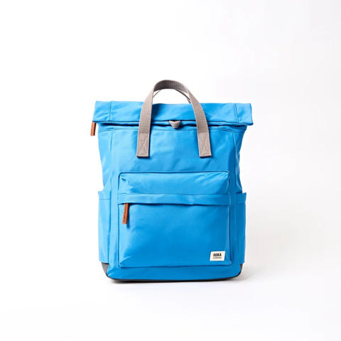 Roka London Canfield Medium Backpack In Malibu Blue