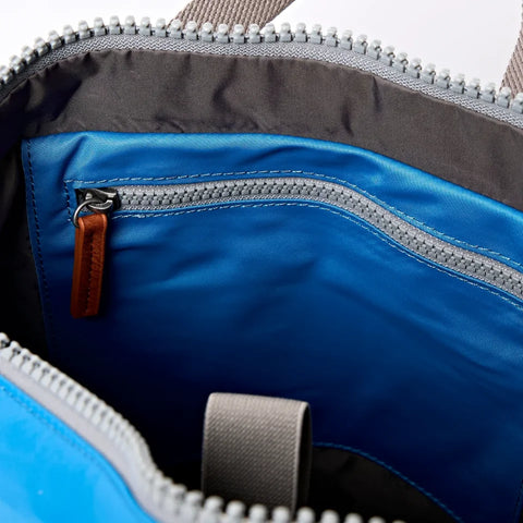 Roka London Canfield Medium Backpack In Malibu Blue