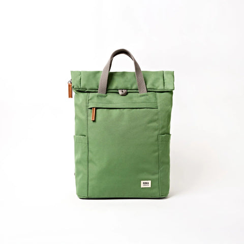 Roka London Finchley Medium Backpack In Artichoke