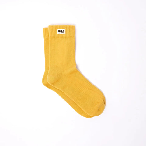 Roka London Wimbledon Crew Socks Corn