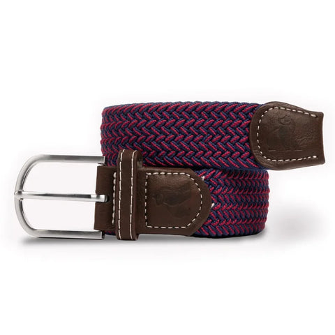 Swole Panda SP-RWB-20 Blue/Red Zigzag Woven Belt