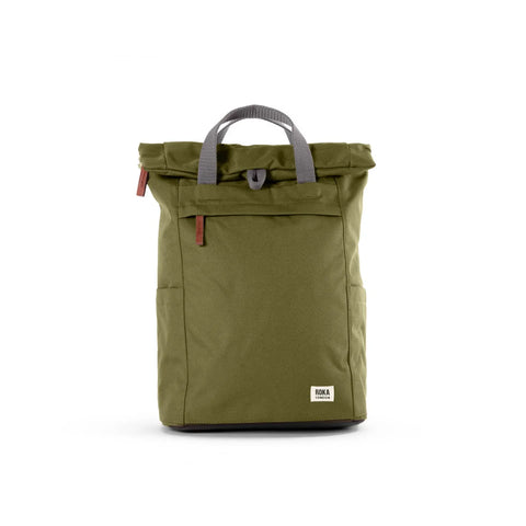Roka London Finchley Medium Sustainable Bag In Moss
