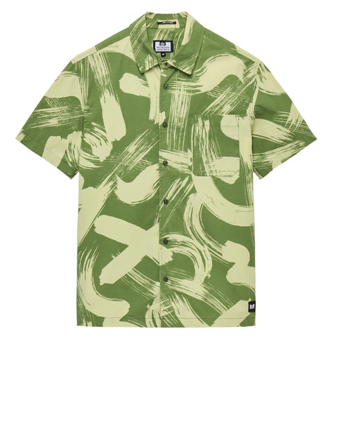 Weekend Offender Toshima Camo SS Shirt In Sapling