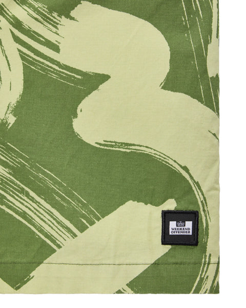 Weekend Offender Toshima Camo SS Shirt In Sapling