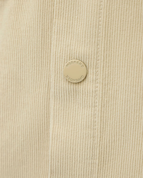 Weekend Offender Erding Cord Cord Shirt In Calcium