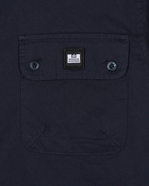 Weekend Offender Postiano Shirt In Navy