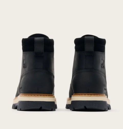 Sorel NM5386010 LARK-47 MOC TOE WP-Black, Bleached Ceramic