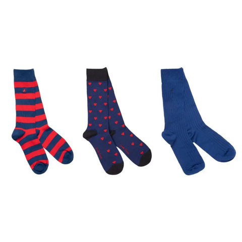 Swole Panda SP028-3-27 Love Heart Gift Set 3 Pairs